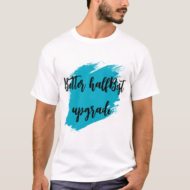 T-Shirt Rolig Partneruppgradering Design (Framsida)