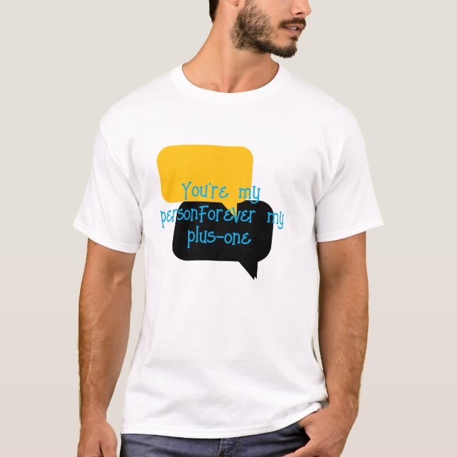 T-Shirt - Romantic Soulmate Quote (Framsida)