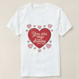 T-shirt Romantique You Are My Destiny