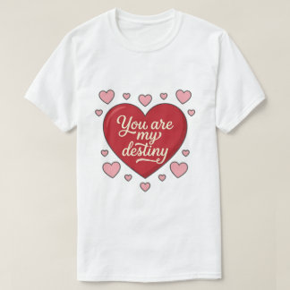 T-shirt Romantique You Are My Destiny