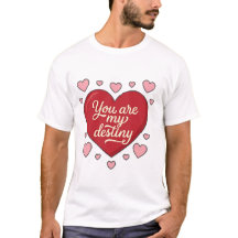 T-shirt Romantique You Are My Destiny