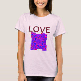 T-SHIRT ROSA KÄRLEK WOMEN