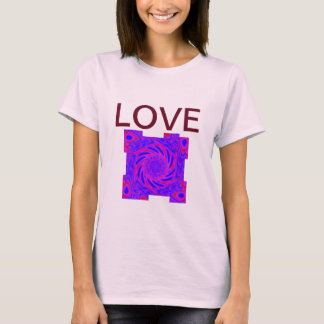 T-SHIRT ROSA KÄRLEK WOMEN