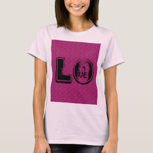 T-SHIRT ROSA KÄRLEK WOMEN MANDALA