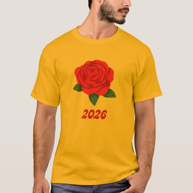 t-shirt rose (Framsida)