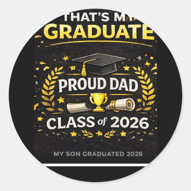 T-Shirt Runt Klistermärke (Framsida)