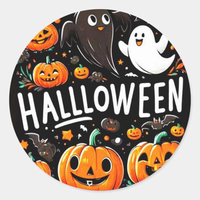 T-Shirt Runt Klistermärke (Framsida)