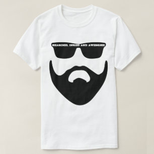 T-Shirt S M L XL Bearted Inked Fantastisk