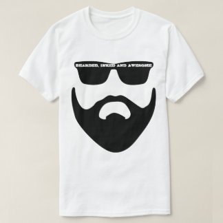 T-Shirt S M L XL Bearted Inked Fantastisk