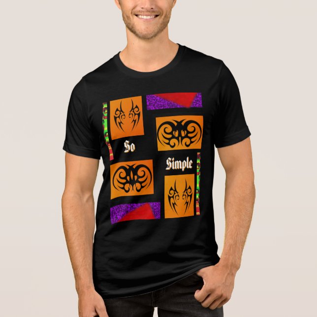 T-Shirt Så enkel  (Framsida)