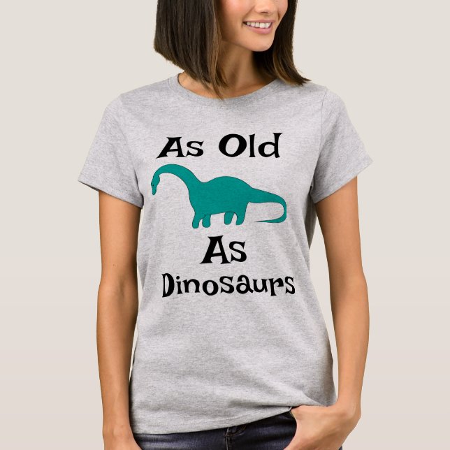T-Shirt Så Gammal Som Dinosaurierna (Framsida)