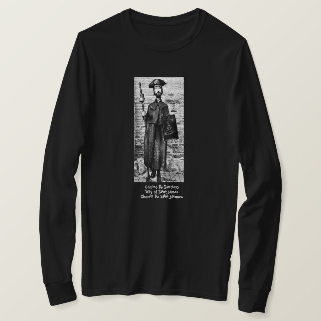T-Shirt Saint James Way  (Design framsida)