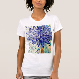 T-shirt sällsynt blue dalhia