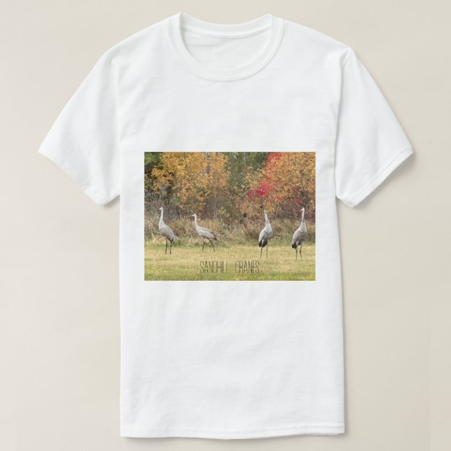 T-Shirt - Sandhill Cranes (Design framsida)