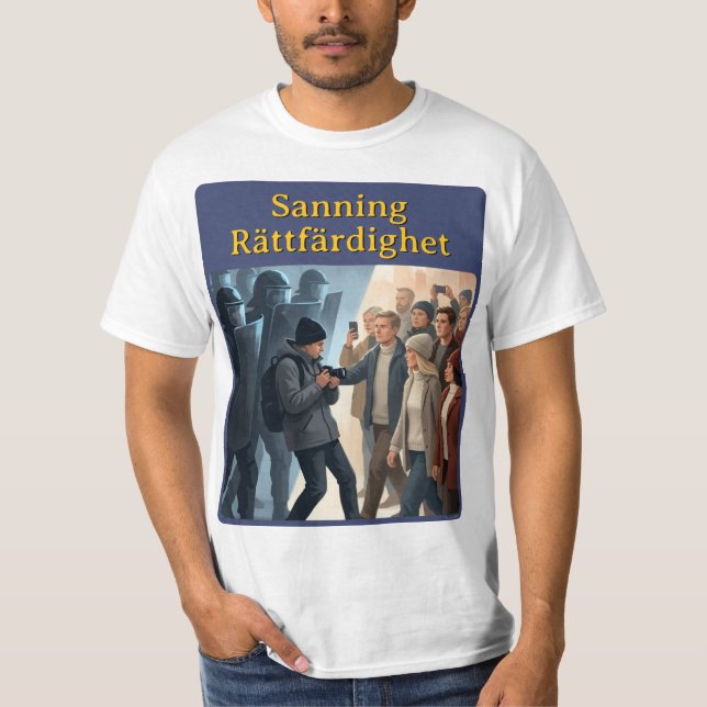 T-shirt — Sanning & rättfärdighet (Framsida)