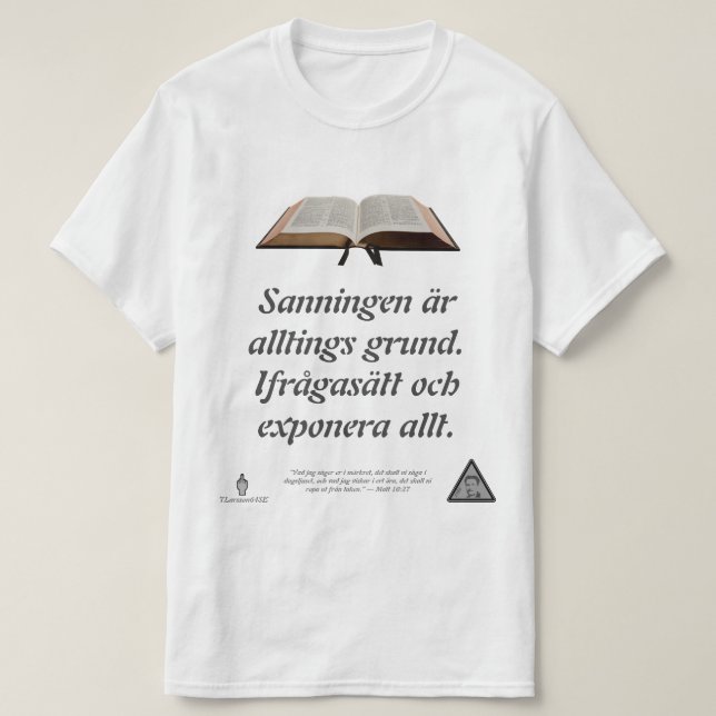 T-shirt — Sanningen (Design framsida)