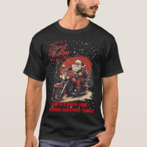 T-Shirt Santas Biker Gang God jul