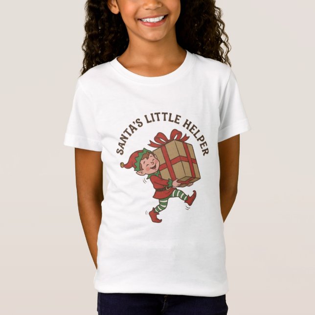T-Shirt Santa's Little Helper (Framsida)