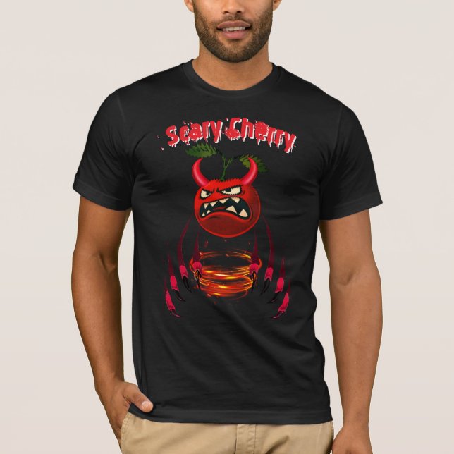 T-Shirt Scary cherry (Framsida)
