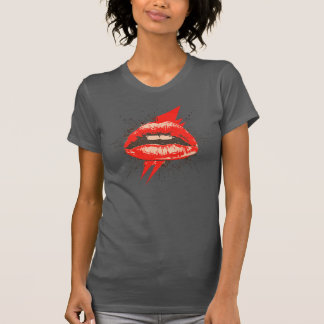 T-Shirt scharlakansröd skrik 