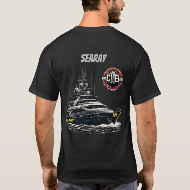 T-Shirt Searay-teckning (Baksida)