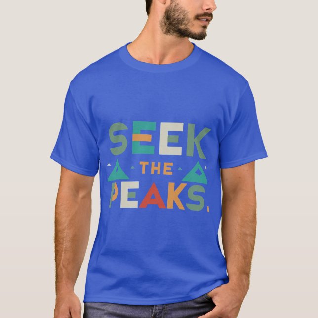 T-Shirt-Seek peaks T Shirt (Framsida)