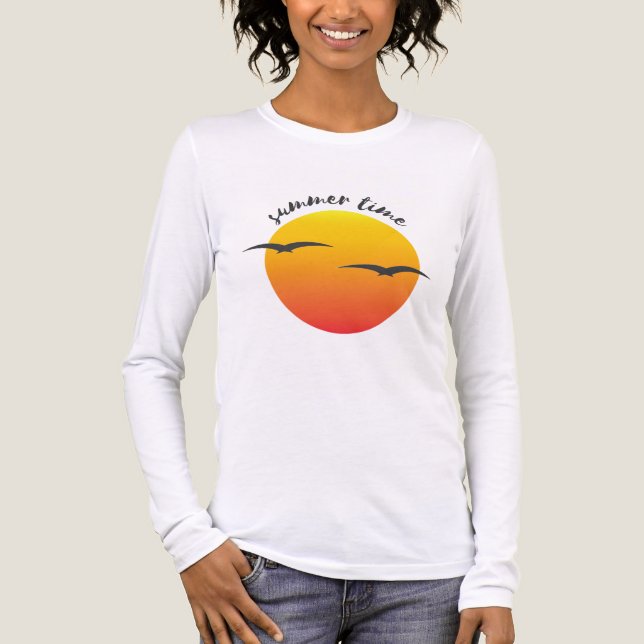 T-shirt senaste design sommartid (Framsida)