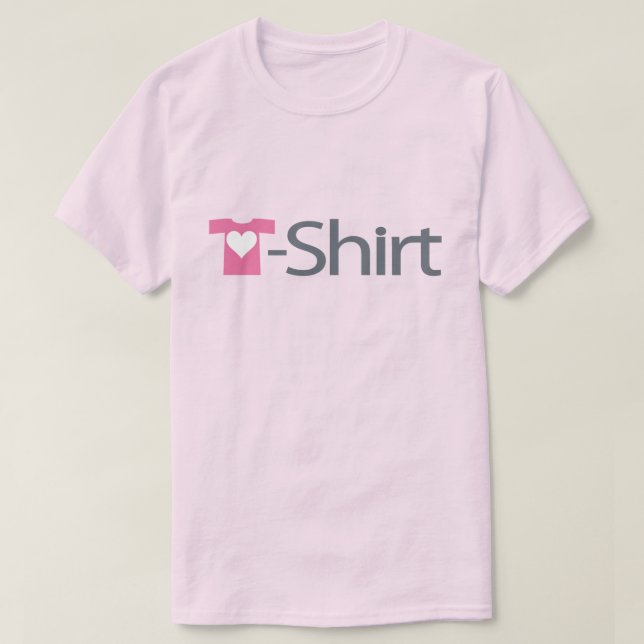 T-shirt-serien: Kärlek Tee 2 Basic T-Shirt (Design framsida)