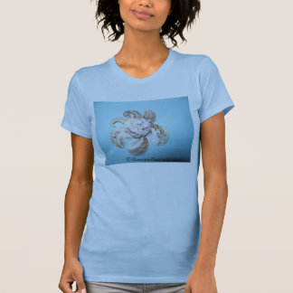 T-Shirt (ShellFlowerOnBlue) RFPMDesigns ©️ 2012