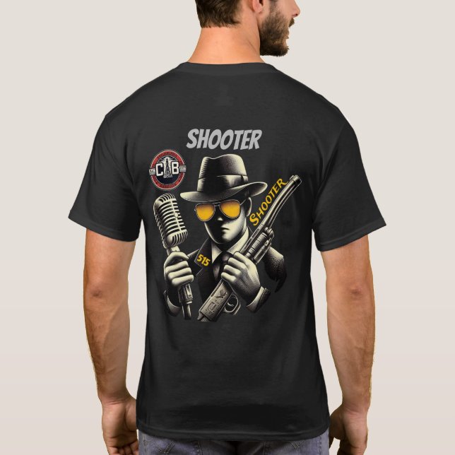 T-Shirt Shooter-teckning (Baksida)