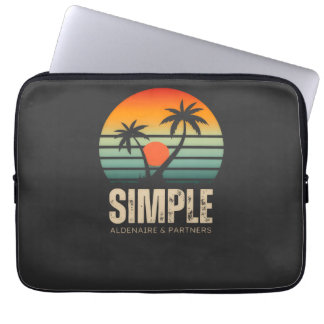 T-shirt Simple Sunset - Tropical vibes design Laptop Fodral