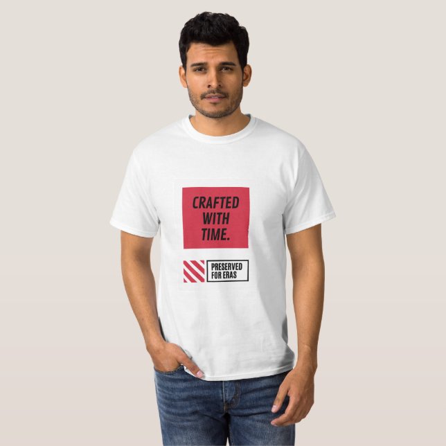 T-shirt skapad med tid (Hel framsida)