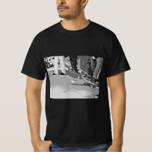 T-Shirt-skateboard-skateboardparksgraffiti svart