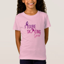 T-shirt-skidor-Lila-Rosa i Figur T Shirt