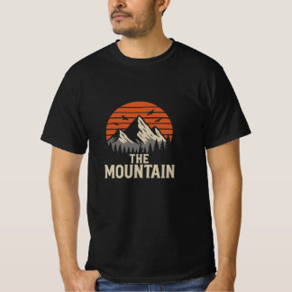 T-shirt-skjortdesign för berg t shirt