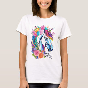 T-shirt-skjortor för Blommigt i Cute-format T Shirt