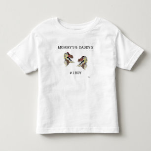 T-Shirt: Småbarn Dinosaurs # 1 BOY T Shirt
