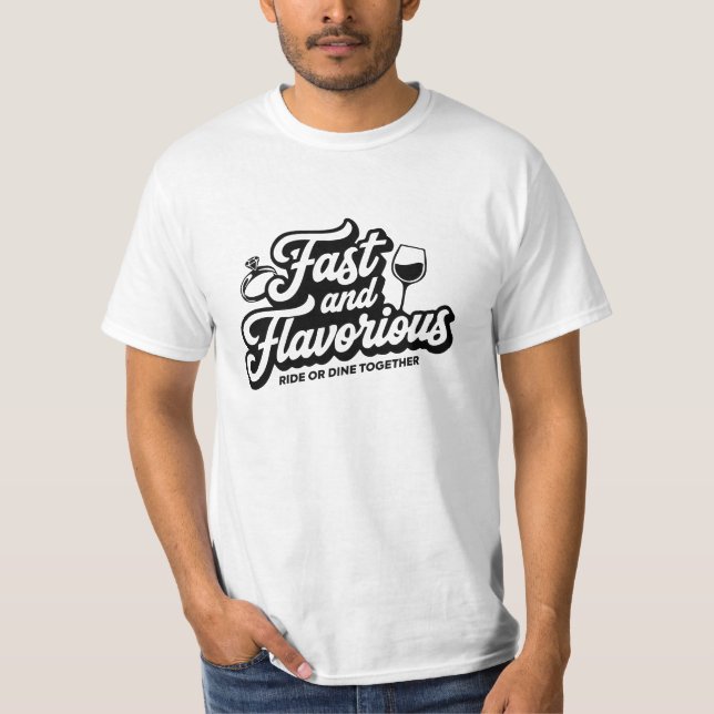 T-Shirt - Snabb och Smaklig Serie (Framsida)