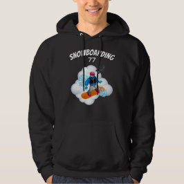 T-Shirt Snowboardstämning Hoodie