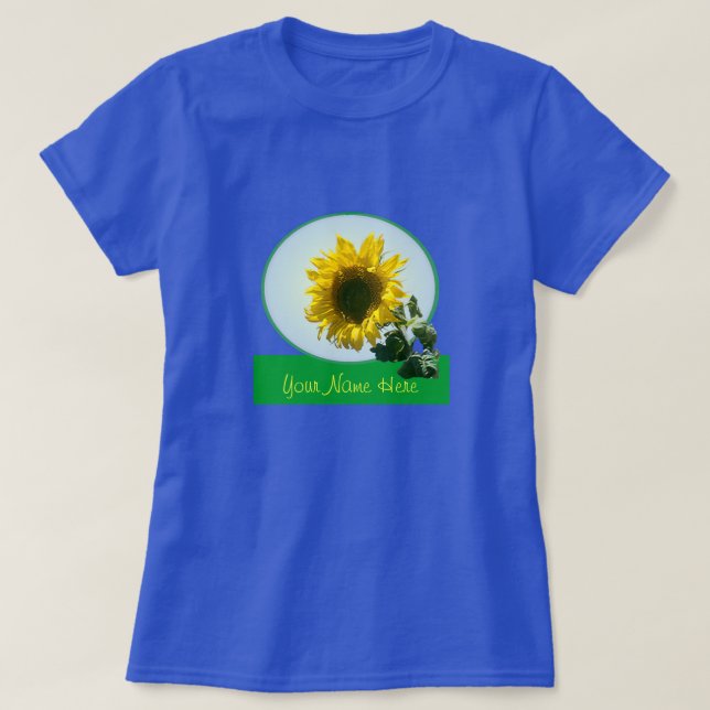 T-shirt - Solros i cirkel (Design framsida)