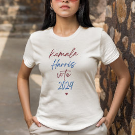 T-Shirt som visade att du röstade för Kamala Harri