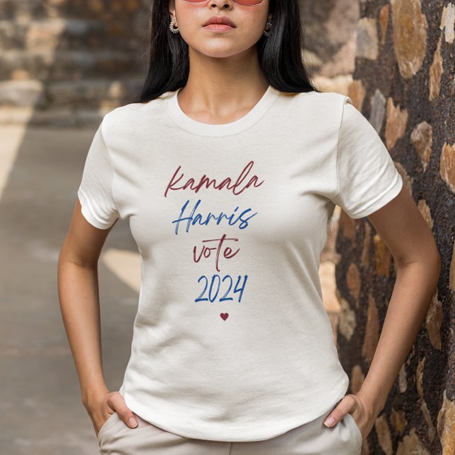 T-Shirt som visade att du röstade för Kamala Harri (Skapare uppladdad)