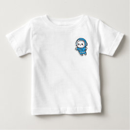 T-Shirt Söt Astronaut Katt Kawaii För Bebis