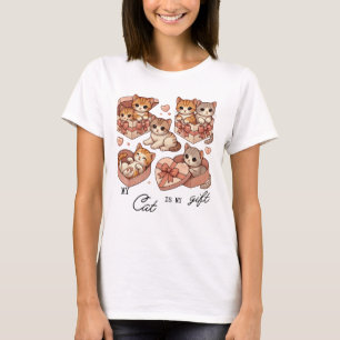 T-Shirt söt presentkatt