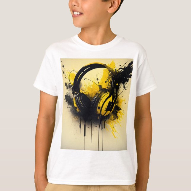 T-shirt sound abstrait (Framsida)