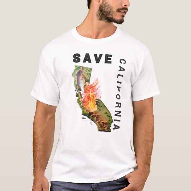 T-shirt spara California (Framsida)