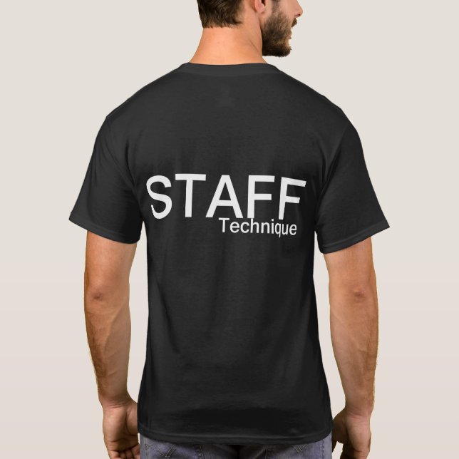 T-SHIRT STAFF TECHNIQUE (Baksida)