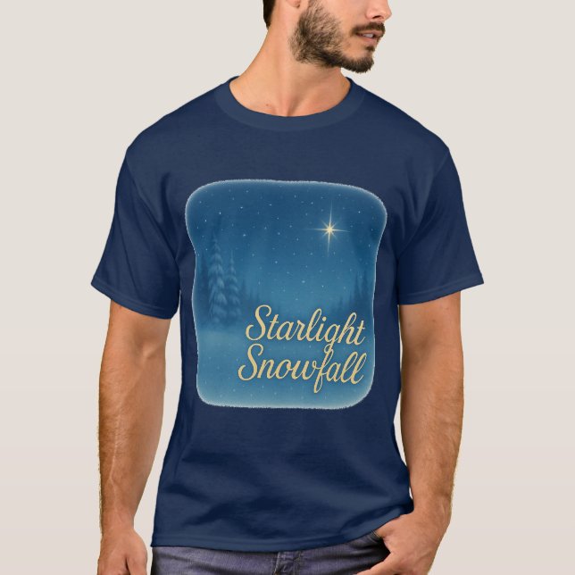 T-Shirt   Starlight Snowfall (Framsida)