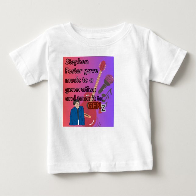  T-shirt Stephen foster (Framsida)