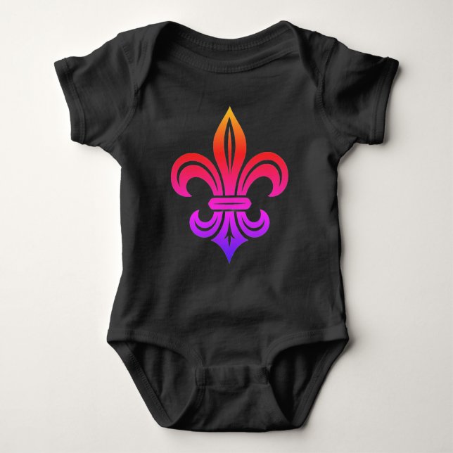 T-shirt "Stiliserad Fleur-de-lis" (Framsida)